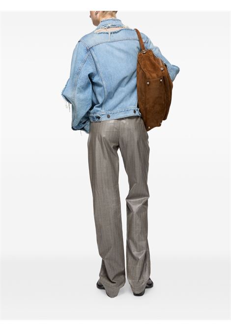 giacca in denim effetto vissuto unisex azzurra ACNE STUDIOS | A90714228